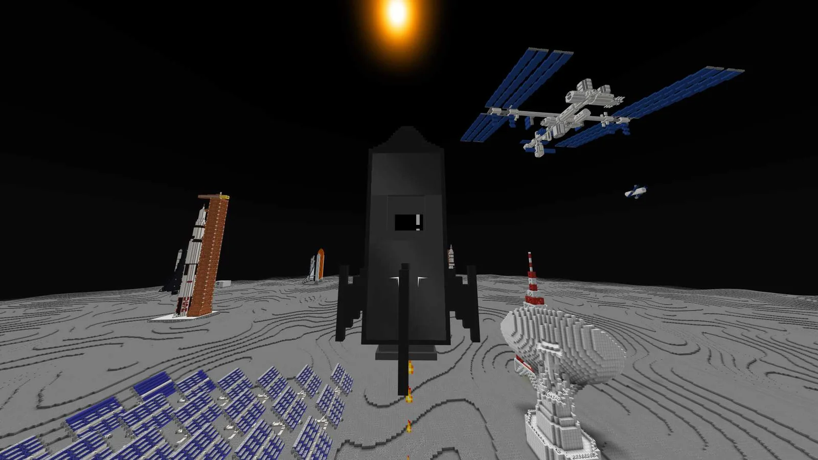 Minecraft Moon Map