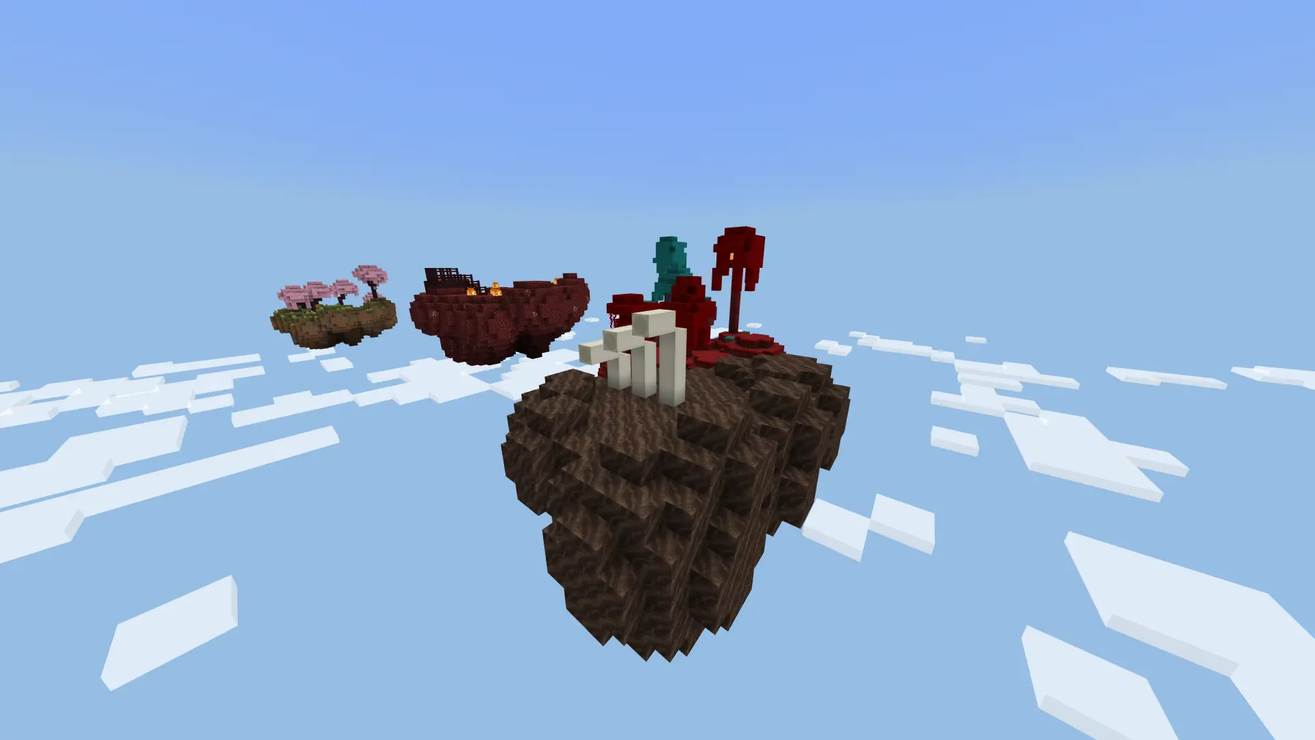 Minecraft Cloud Sky War Map